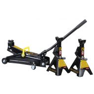 Black Jack Torin Black-Jack Trolley Jack and (2) Jack Stands Bundle