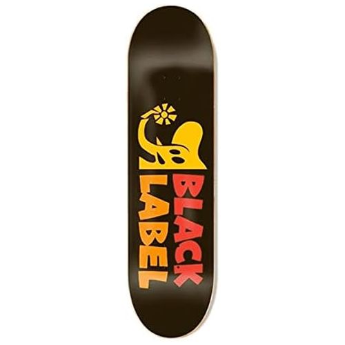  Black Label Elephant Sector Skateboard Deck 8 x 31.875 Yellow