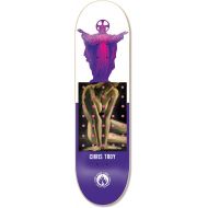 Black Label Skateboards Black Label Skateboard Deck Chris Troy Juxtapose White/Purple 8.5 x 32.38