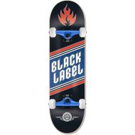 Black Label Skateboards Assembly Top Shelf Knockout Blue Stain 8.5 inches x 32.38 inches Complete