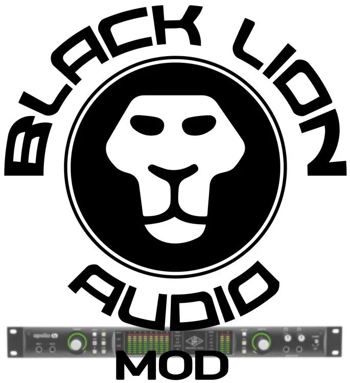 Black Lion Audio Premium Mod for UA Apollo 8P (Black)