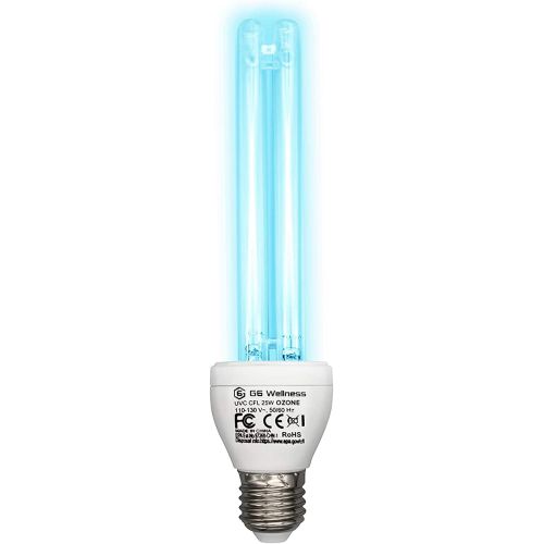  Black Magic 3D Germicidal UV Sanitizer Light Bulb 25 W 185nm/254nm with Ozone E26/E27 Socket