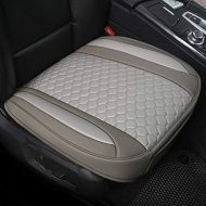 [아마존핫딜][아마존 핫딜] Black Panther Luxury PU Leather Car Seat Cover for Front Seat (Bottom),Universal Compatible - 1 Pieces,Mixed Silver (21.26×20.86 Inches)
