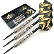 Black Scorpion CUESOUL Steel Tip 90% Tungsten Darts with Slim Dart Case