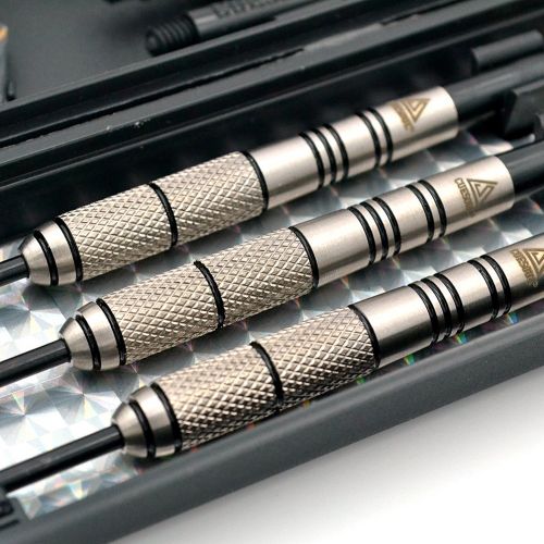  Black Scorpion CUESOUL Steel Tip 90% Tungsten Darts with Slim Dart Case