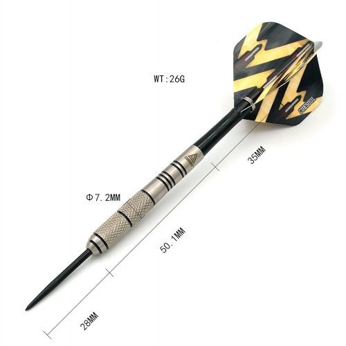  Black Scorpion CUESOUL Steel Tip 90% Tungsten Darts with Slim Dart Case