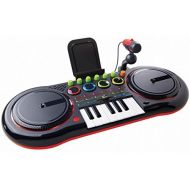 Black Series Electronic Beats DJ Turntable MIxer With Creative Controls & Audio Output - Smart Phone Compatible