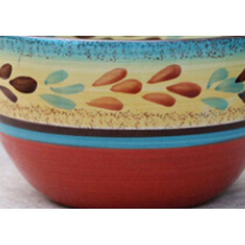  Black Temptation Serving Bowl Painted Pottery Bowls Salad Bowl Noodle Bowl Pasta Bowls I