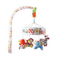 Black Temptation Baby Crib Bell, Rotatable Musical Mobile, Baby Gift [Lovely Animals]