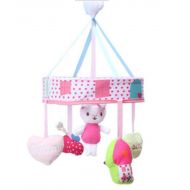 Black Temptation Baby Crib Bell, Rotatable Musical Mobile, Baby Gift [Pink Rabbit]
