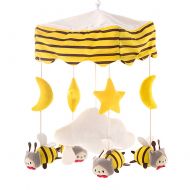 Black Temptation Baby Crib Bell, Infant Musical Mobile, Baby Gift, Colorful Decor [Cute Bee]