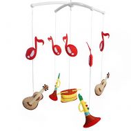 Black Temptation [Musical Instruments] Lovely Rotate Bed Toy Baby Crib Bell Mobile