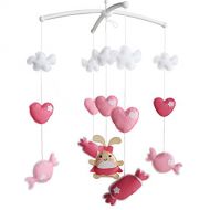 Black Temptation [Sweet Candy] Musical Mobile for Baby, Rotating Crib Mobile