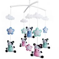 Black Temptation Baby Crib Mobile, Baby Boy & Girl Gift Mobile [Cows, Colorful]