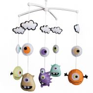 Black Temptation Colorful Decor Crib Mobile, [Monster] Handmade Baby Toy, Cute Gift