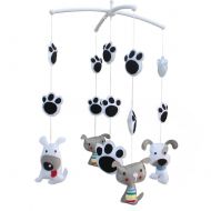 Black Temptation [Lovely Cat and Dog] Decorative Mobile for Baby Room/Crib, Birthday Gift