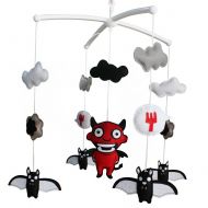 Black Temptation [Demon and Bat] Creative Hanging Toys, Wind-up Musical Box, Bed Bell