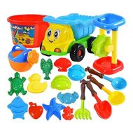 Black Temptation Luxury Playset for Children/Kids 19-Piece Beach Toy Set, Toy for SandBox