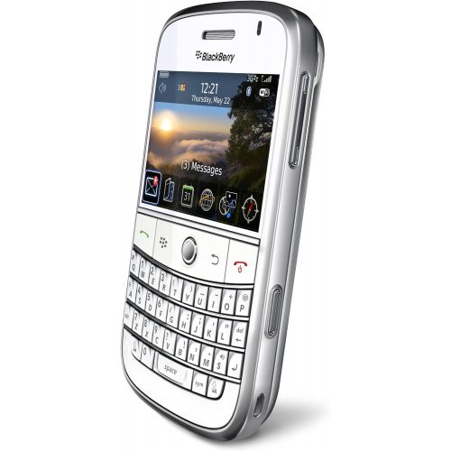 블랙베리 BlackBerry Bold 9000 Unlocked Phone with 2 MP Camera, 3G, Wi-Fi, GPS, and MicroSD Slot - International Warranty - White