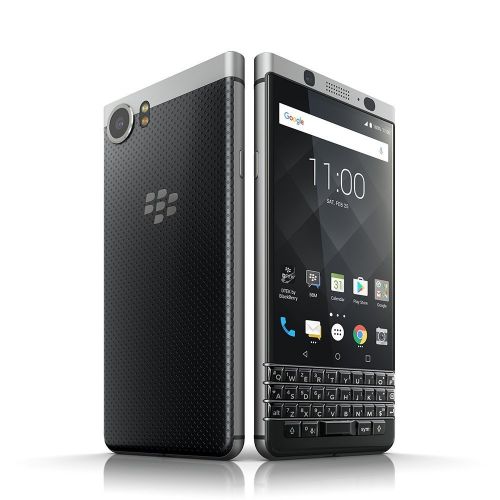 블랙베리 BlackBerry KEYone (32GB) 4G LTE GSM Global Unlocked Android Smartphone (US Warranty) Silver