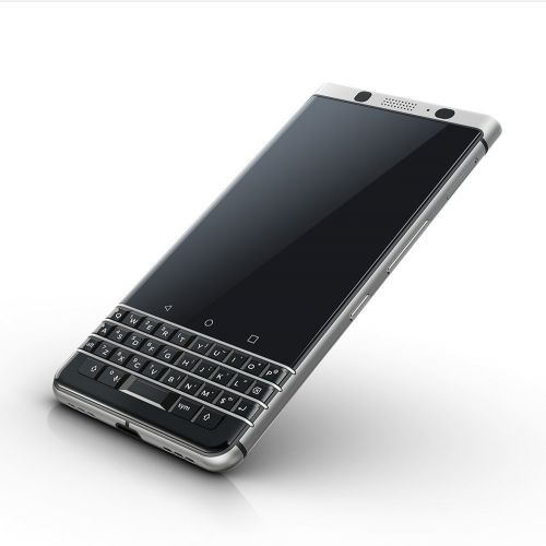 블랙베리 BlackBerry KEYone (32GB) 4G LTE GSM Global Unlocked Android Smartphone (US Warranty) Silver