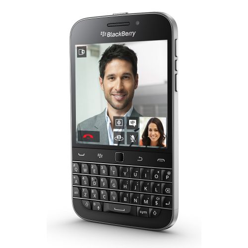 블랙베리 BlackBerry Classic Q20 SQC100-1 GSM Unlocked 16GB 3.5 8MP 4G LTE Smartphone - Black - International Version No Warranty