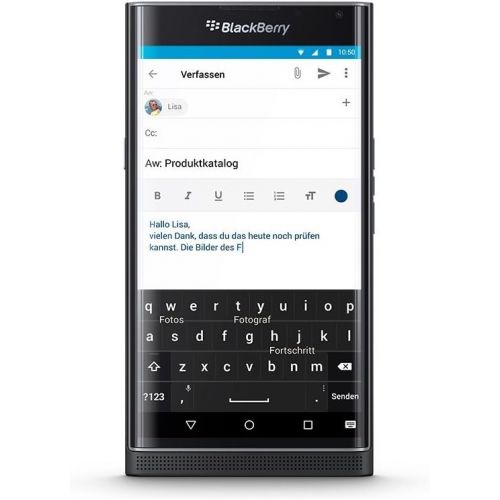 블랙베리 BlackBerry Blackberry PRIV BBSTV100-2 Factory Unlocked GSM Slider Android Phone - U.S. Version (Black)