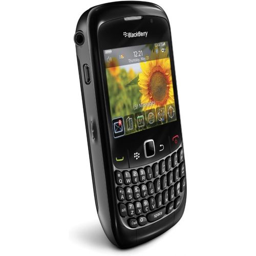 블랙베리 BlackBerry 8520 Unlocked Phone with 2 MP Camera, Bluetooth, Wi-Fi--International Version with No Warranty (Black)