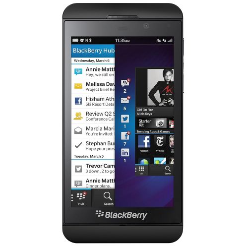 블랙베리 BlackBerry Z10 Unlocked Cellphone, 16GB, Black