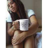 /BlackCatCurioCo Mug | wicca | pentacle | esoteric mug | wicca quotes | coffee mugs | coffee lover gift | wicca gift | witch mug | esoteric |