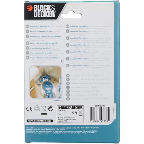  Black+Decker FSMP30-XJ Microfaser-Reinigungs-Pads