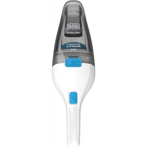  Black & Decker Handstaubsauger, 3,6 V, 1,5 Ah, Klinkenstecker, Weiss