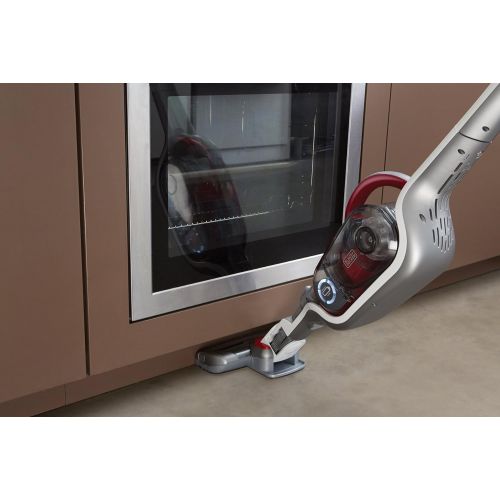  Black+Decker Lithium 2in1 Bodensauger SVFV3250LR mit heraustrennbarem Handsauger  Beutelloser Sauger mit kurzer Ladezeit, ausziehbarem Schlauch, Turbobuerste  Fuer alle Bodenarten