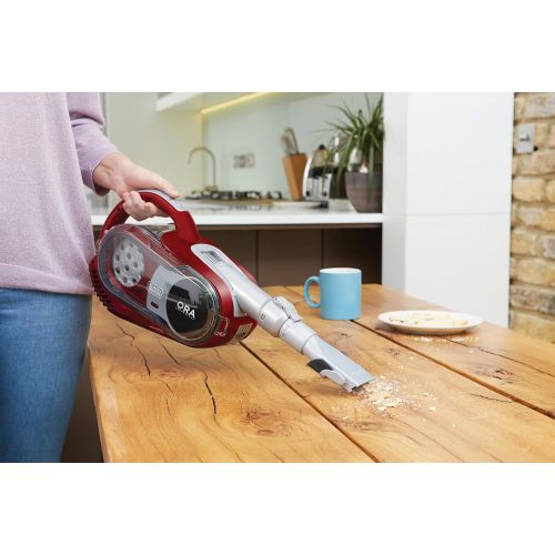  Black+Decker Lithium 2in1 Bodensauger SVFV3250LR mit heraustrennbarem Handsauger  Beutelloser Sauger mit kurzer Ladezeit, ausziehbarem Schlauch, Turbobuerste  Fuer alle Bodenarten