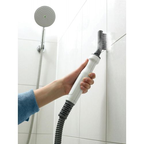  Black+Decker FSMH1300FX 7-in-1 Dampfbesen und Handdampfgerat Steam-Mop (1300W, mit Bodenverlangerung und Kalkschutzsystem, inklusive Zubehoer, AutoSelect Technologie fuer automatisch