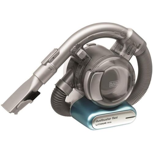  Black+Decker Lithium Dustbuster Flexi PD1420LP  14,4V Akku Handstaubsauger mit flexiblem Saugschlauch  Beutel- und kabellos  1 x Staubsauger inkl. Ladestation, Flusen- und Haara