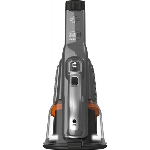  Black+Decker 36 Wh / 18 V Akku-Handstaubsauger Dustbuster Smart tech (mit Cyclonic Action & zwei Saugstufen, integrierte ausziehbare Fugenduese, inkl. Ladekabel) BHHV520JF