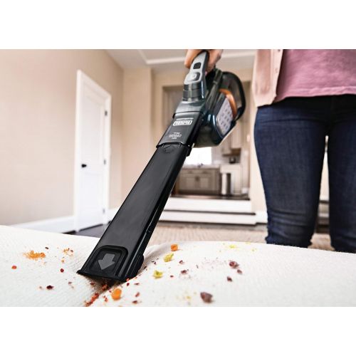  Black+Decker 36 Wh / 18 V Akku-Handstaubsauger Dustbuster Smart tech (mit Cyclonic Action & zwei Saugstufen, integrierte ausziehbare Fugenduese, inkl. Ladekabel) BHHV520JF