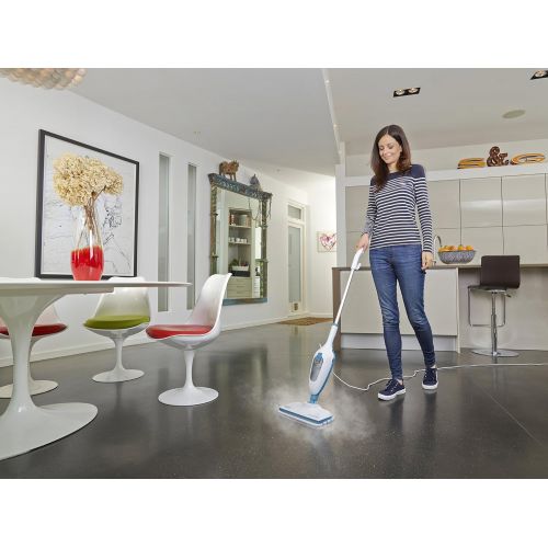  [아마존베스트]BLACK + DECKER FSMH13E5-QS Steam cleaner with hand cleaner - 5 in 1 - 1300 W - Tank capacity: 350 ml - Killed 99.9% of bacteria - Heating time: 25 seconds - Multi-surface