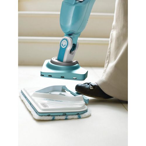  [아마존베스트]Black + Decker BHSM1615DAM-QS Steam Mop 2-in-1 1600 W with Delta Head and Steamitt