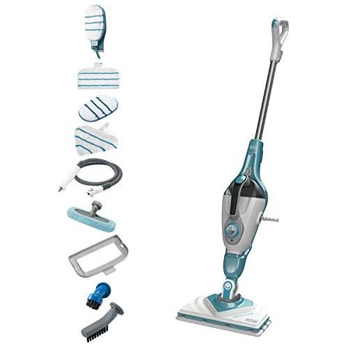  [아마존베스트]Black + Decker BHSM166DSM-QS Steam Mop 2-in-1 1600 W with Delta Head