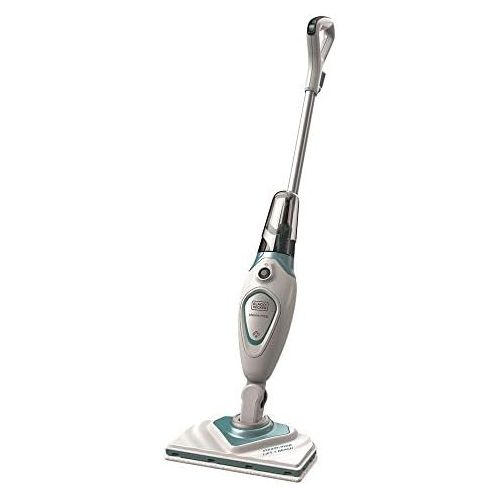  [아마존베스트]Black + Decker FSM1616-QS 2in1 steam broom (1,600W, for hygienic, thorough cleanliness, with removable delta foot, easy to use, incl. 2 pads)