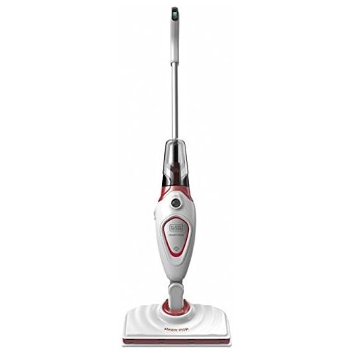  [아마존베스트]Black + Decker BDS1616R Steam Mop Steam Mop with 2Pads and Carpet Glider, 1600W