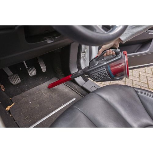  [아마존베스트]Black+Decker Lithium Dustbuster BHHV315B with Cyclonic Action - 12V Battery Handheld Vacuum Cleaner with Extendable Crevice Nozzle & Charging Station - Bagless Cordless Vacuum Clea