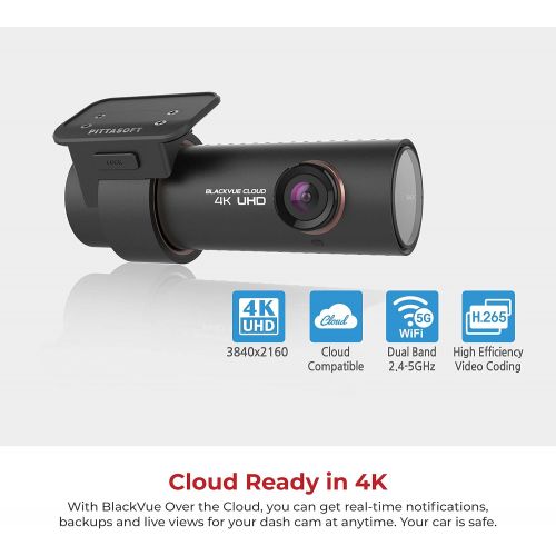  Blackvue DR900S-1CH | 4K Dashcam | 1-Channel | 16GB SD Card