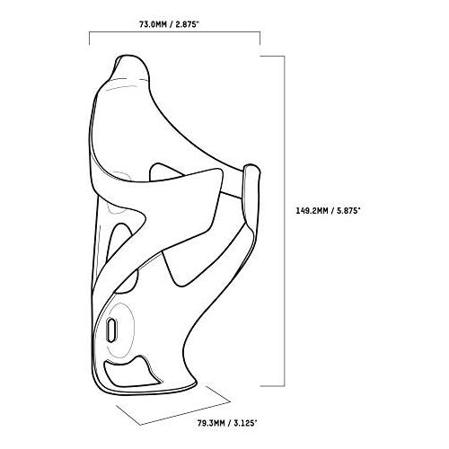  Blackburn Camber Carbon Bike Bottle Cage