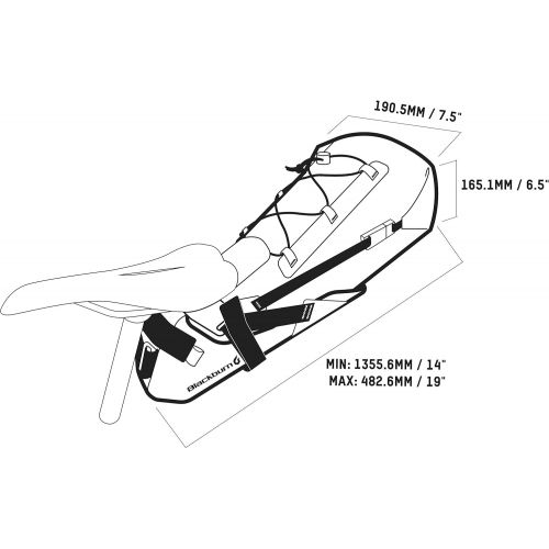  Blackburn Outpost Elite Universal Seat Pack and Dry Bike Bag