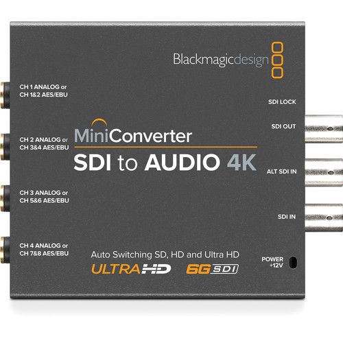 블랙매직디자인 Blackmagic Design Mini Converter SDI to Audio 4K