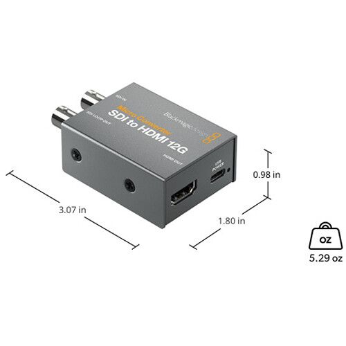 블랙매직디자인 Blackmagic Design Micro Converter SDI to HDMI 12G