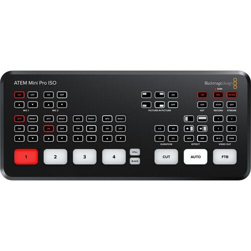 블랙매직디자인 Blackmagic Design ATEM Mini Pro ISO HDMI Live Stream Switcher